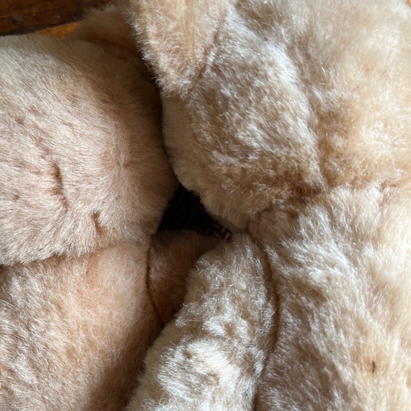 Pair of authentic, vintage, wool jointed Teddy bears, from Harrods - Picture 10 of 13